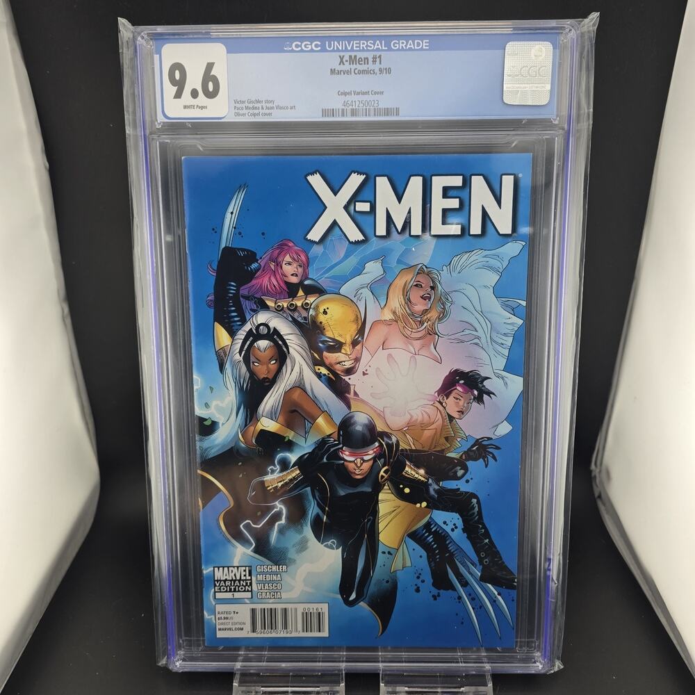 X-Men #1 CGC 9.6 Olivier Coipel 1:25 Variant Cover Marvel Comics 2010 WP